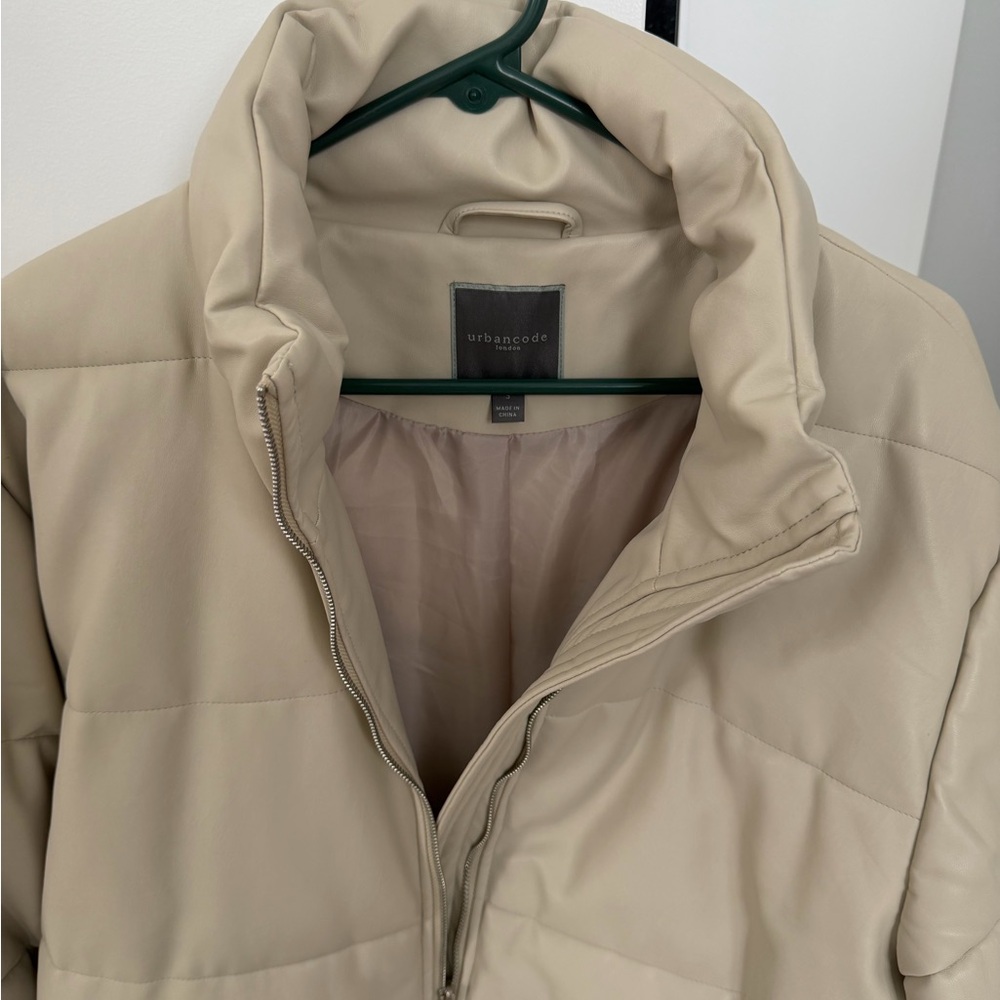 Beige Puffer Jacket - Urban Code - image 2
